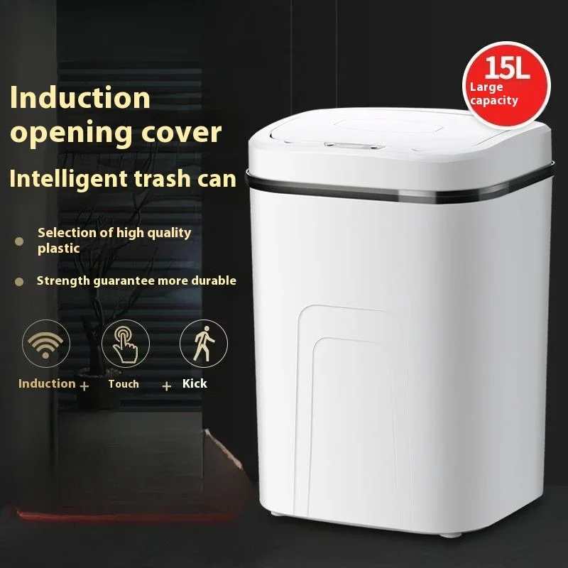 Compost Bin Countertop - Tempat sampah otomatis 15L, keranjang sampah