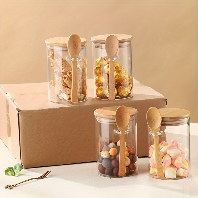 Bamboo Cutlery Travel - Stoples Permen 280ml, Stoples Biskuit, Stoples