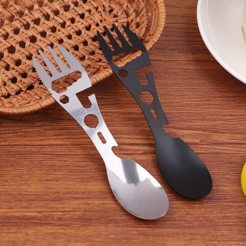 1/5 Buah Set Peralatan Makan C - Bamboo Cutlery Travel ulasan dan harga