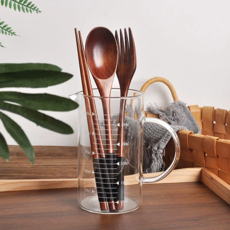 Sendok garpu sumpit portabel,  - Bamboo Cutlery Travel ulasan dan harga