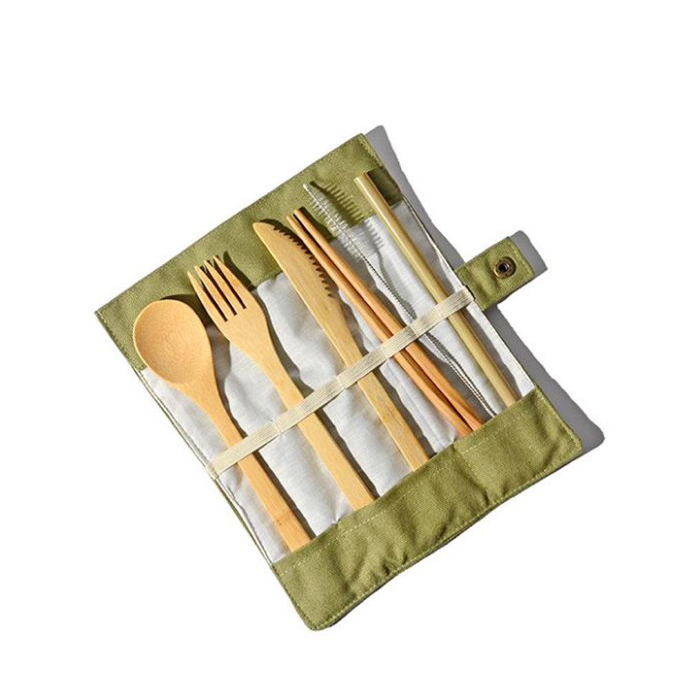 Set Peralatan Makan Bambu Dapa - Bamboo Cutlery Travel ulasan dan harga
