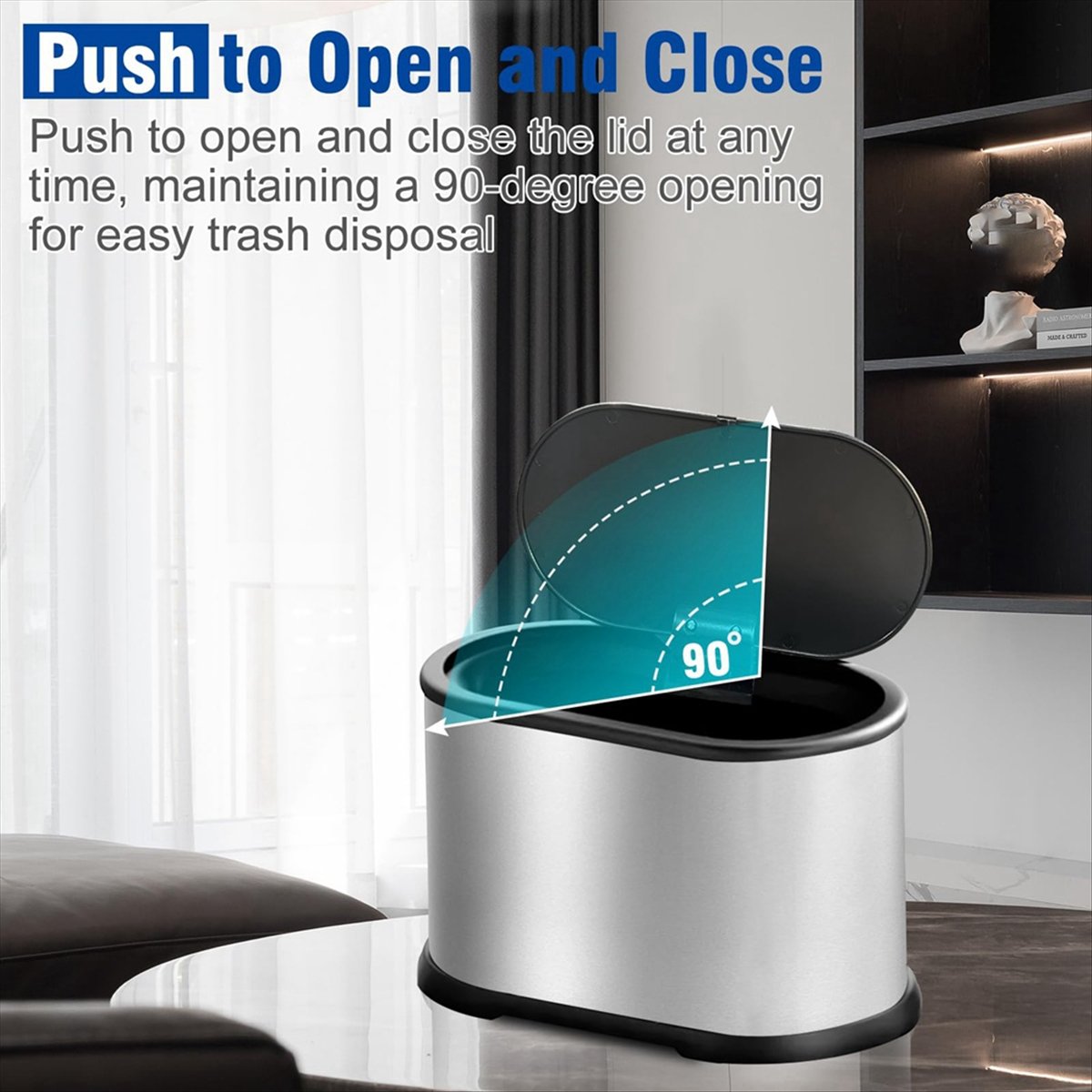 Tempat Sampah Mini MALL dengan - Compost Bin Countertop ulasan dan harga