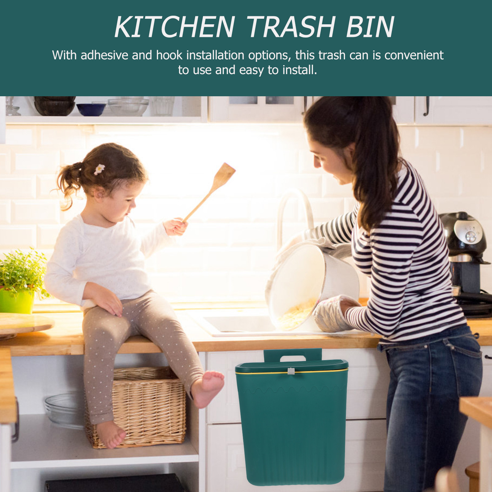 Tempat Sampah Gantung Hemat Ru - Compost Bin Countertop ulasan dan harga