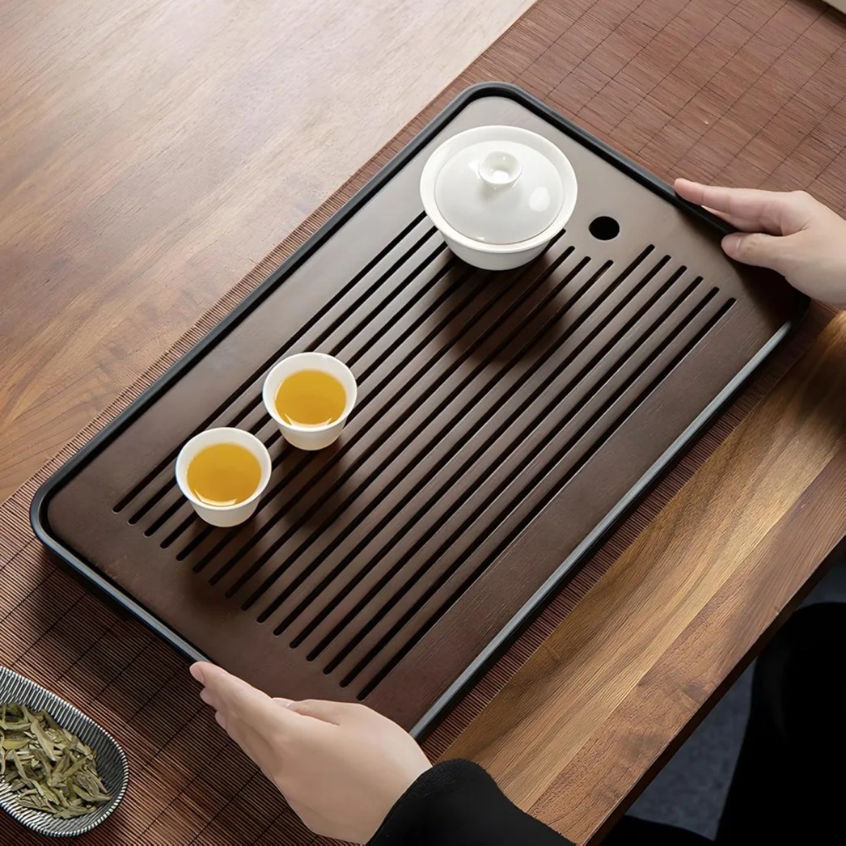 Meja Teh Bambu Portabel yang D - Bamboo Cutlery Travel ulasan dan harga