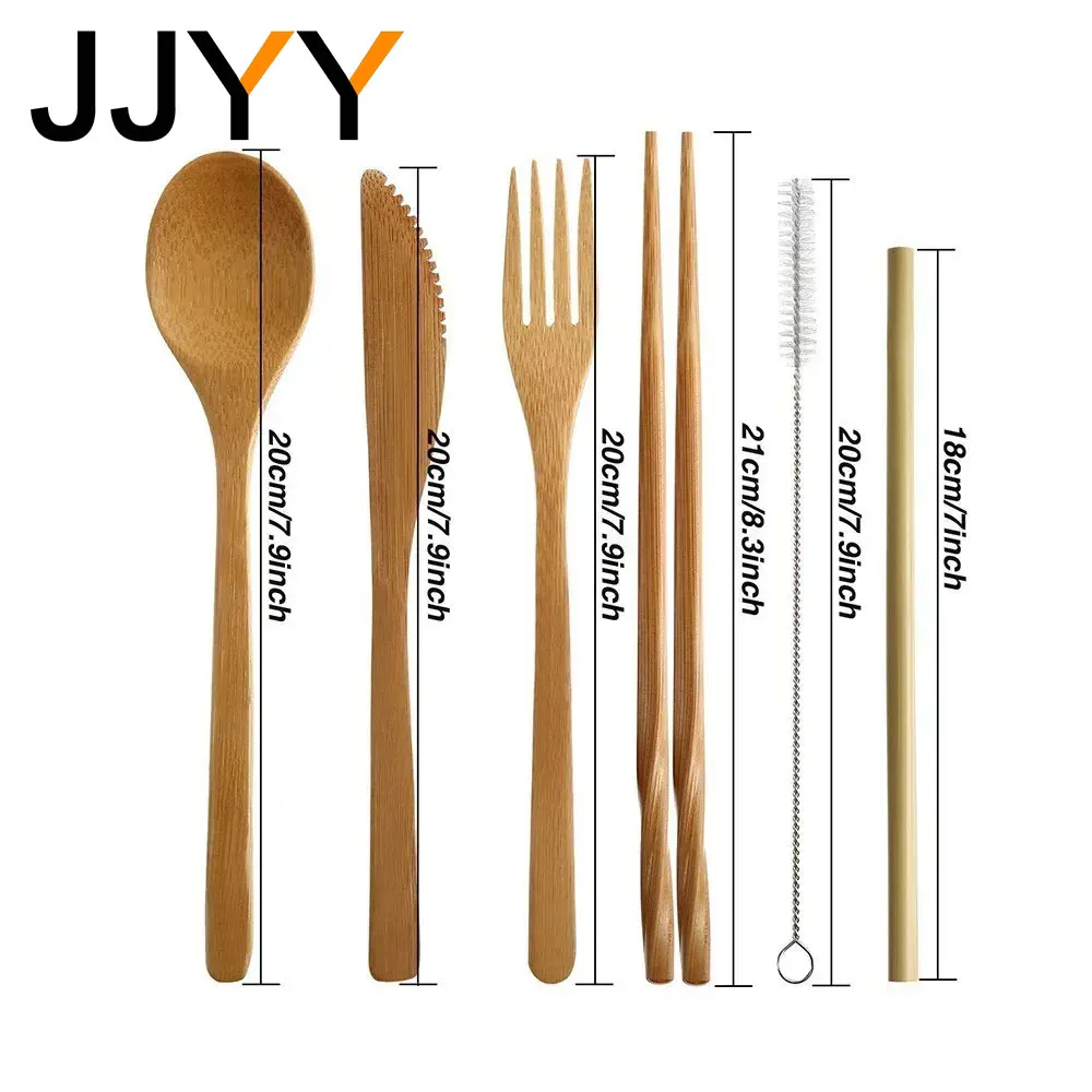 Set Peralatan Makan Bambu Rama - Bamboo Cutlery Travel ulasan dan harga