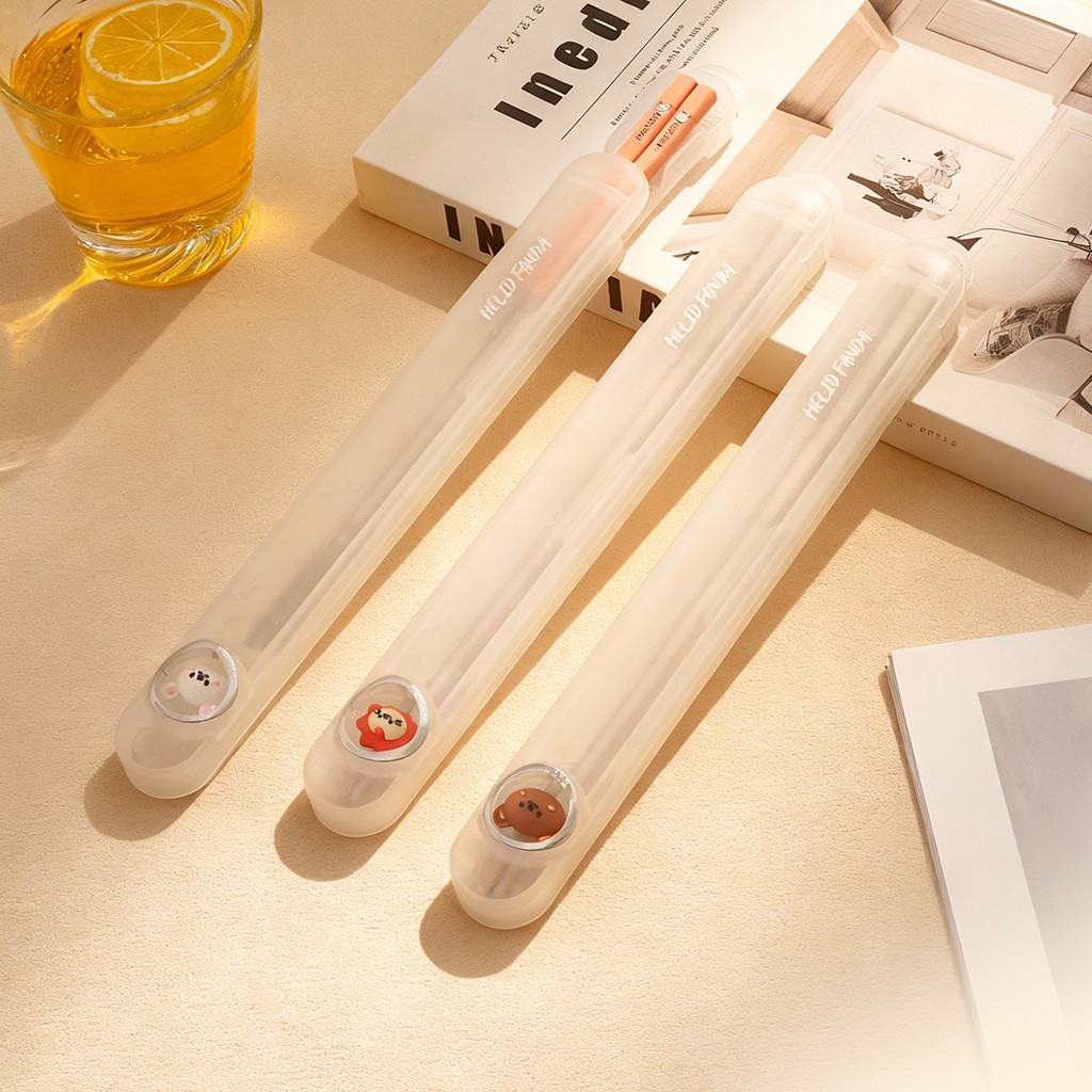 1 Pasang Sumpit Portabel 316 S - Bamboo Cutlery Travel ulasan dan harga