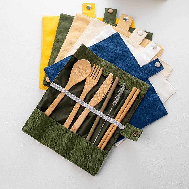Peralatan Makan Perjalanan Bam - Bamboo Cutlery Travel ulasan dan harga