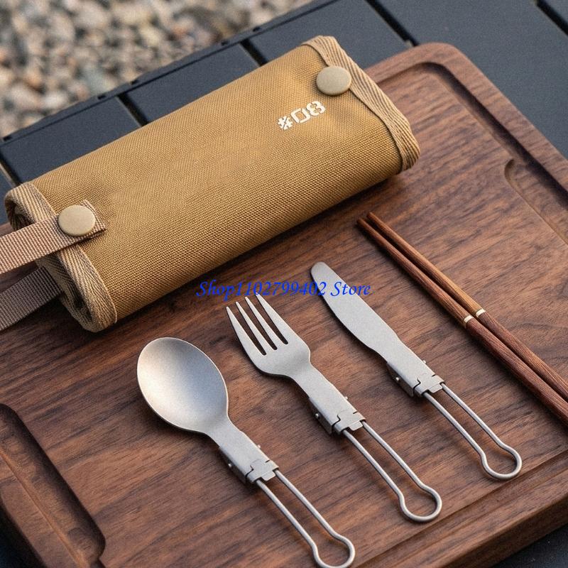 Set Peralatan Makan Perjalanan - Bamboo Cutlery Travel ulasan dan harga