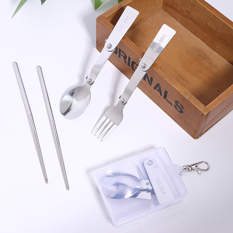 1 Buah/3 Buah Set Peralatan Ma - Bamboo Cutlery Travel ulasan dan harga