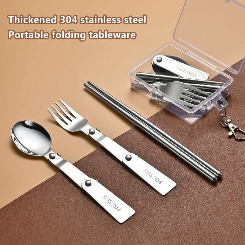 1 Buah/3 Buah Set Peralatan Ma - Bamboo Cutlery Travel ulasan dan harga