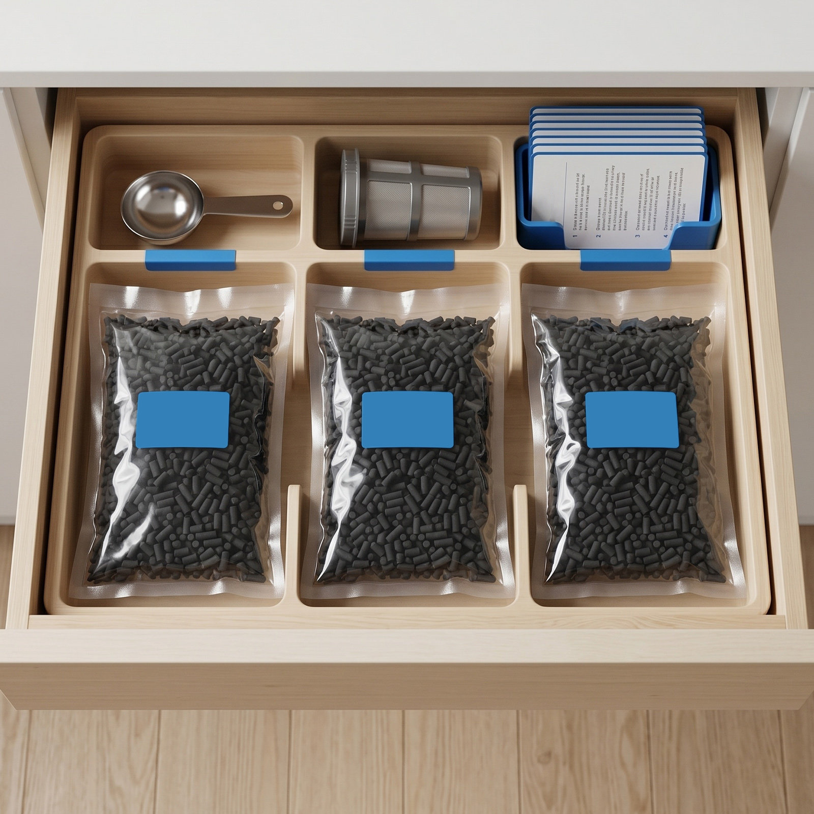 3 Kantong Isi Ulang Filter Kar - Compost Bin Countertop ulasan dan harga